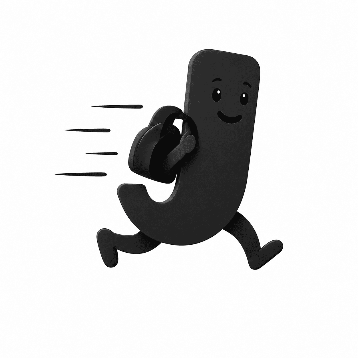 Juggu - Jugarr official mascot character shape of letter J